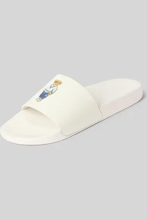 Ralph Lauren Slides mit Motiv-Patch in , Größe 41