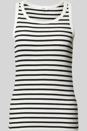 QS by s.Oliver Regular Fit Tank Top aus Baumwoll-Mix in , Größe 34