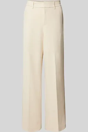 QS by s.Oliver Loose Fit Weite Hose mit Viskose-Anteil in Piqué-Qualität in , Größe 40