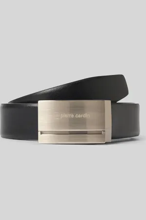 Pierre Cardin Ledergürtel mit Pinschließe in metallic Modell 