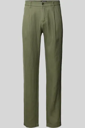 Marc O’ Polo Tapered Leinenhose mit Bundfalte Modell 