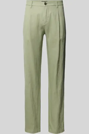 Marc O’ Polo Tapered Leinenhose mit Bundfalte Modell 