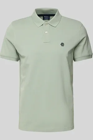 McNeal Regular Fit Poloshirt mit Knopfleiste und Label-Stitching in , Größe L