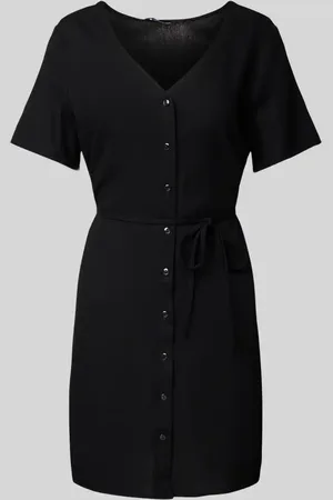 VERO MODA Loose Fit Minikleid aus Viskose-Leinen-Mix Modell 