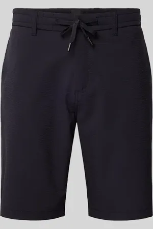 HUGO BOSS Tapered Fit Chinoshorts mit Strukturmuster in , Größe 30