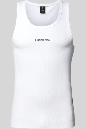 G-Star Tanktop mit Label-Print in , Größe L