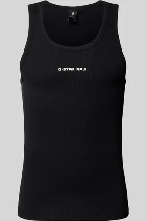 G-Star Tanktop mit Label-Print in , Größe L