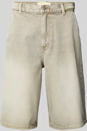 Review Baggy Fit Jeans Shorts mit Eingrifftaschen - Jorts in , Größe L