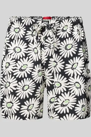 HUGO BOSS Regular Fit Sweatshorts mit Label-Patch Modell 