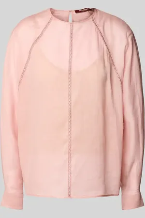 Max Mara Bluse mit Rundhalsausschnitt Modell 