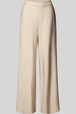 My Essential Wardrobe Straight Leg Stoffhose in Crinkle-Optik Modell 