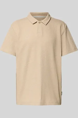 TOM TAILOR Regular Fit Ripp Poloshirt mit Stretch-Anteil in , Größe L