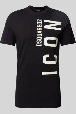 Dsquared2 Slim Fit T-Shirt aus reiner Baumwolle in , Größe L