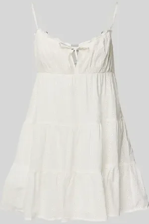 Review Minikleid mit Lochstickerei in , Größe L