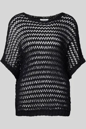 B YOUNG Strickpullover mit Fledermausärmeln Modell 