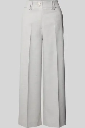 More & More Straight Leg Stoffhose mit Bügelfalten in , Größe 36