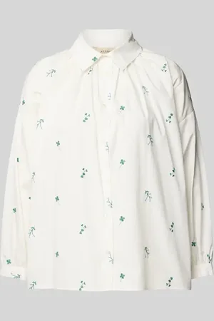 Max Mara Relaxed Fit Bluse mit überschnittenen Schultern Modell 