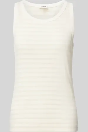 QS by s.Oliver Regular Fit Tank Top aus Baumwoll-Mix in , Größe 38