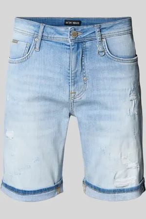 Antony Morato Skinny Fit Jeansshorts im Destroyed-Look in , Größe 30