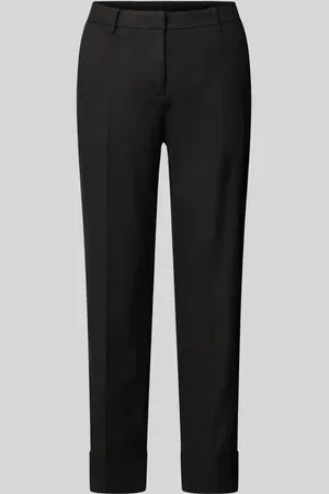 Cambio Regular Fit Leinenhose mit Gürtelschlaufen Modell 