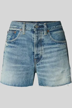 Ralph Lauren Regular Fit Jeansshorts im Destroyed-Look in , Größe 27