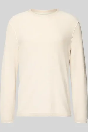 Marc O’ Polo Regular Fit Strickpullover aus Baumwoll-Viskose-Leinen-Mix in , Größe L