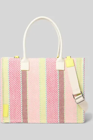 Seidenfelt Handtasche mit Strukturmuster Modell 