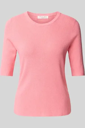 Christian Berg Strickpullover mit geripptem Rundhalsausschnitt in , Größe L