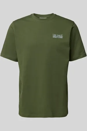 Les Deux T-Shirt mit Label-Print Modell 