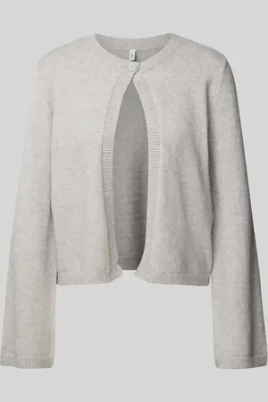 ONLY Regular Fit Cardigan aus Viskose-Mix Modell 