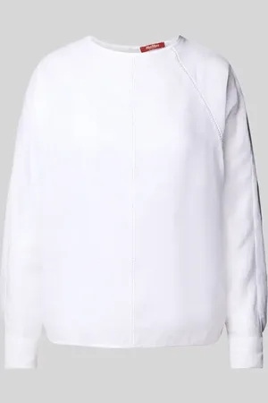 Max Mara Bluse mit Rundhalsausschnitt Modell 