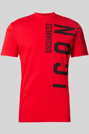 Dsquared2 Slim Fit T-Shirt aus reiner Baumwolle in , Größe L