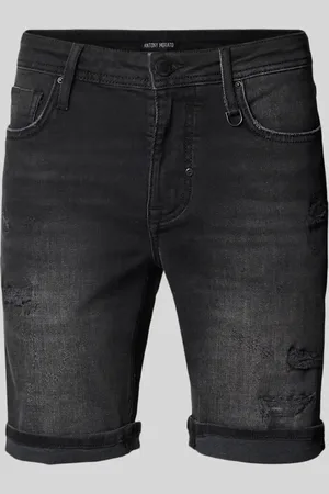 Antony Morato Skinny Fit Jeansshorts im Destroyed-Look in , Größe 30