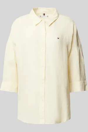 Tommy Hilfiger Relaxed Fit Bluse aus reinem Leinen in , Größe 34