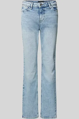 Pieces® Straight Fit Jeans aus Baumwoll-Mix Modell 