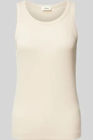 QS by s.Oliver Regular Fit Tank Top aus Baumwoll-Mix in , Größe 34
