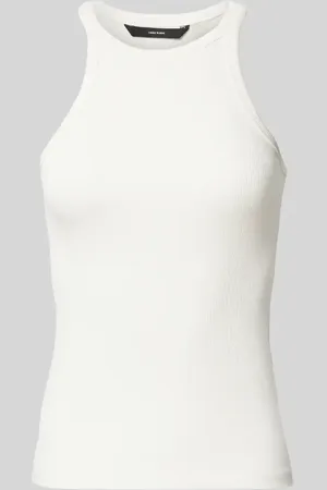 VERO MODA Regular Fit Tank Top aus Baumwoll-Mix Modell 