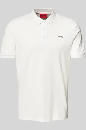 HUGO BOSS Poloshirt mit Label-Print Modell 