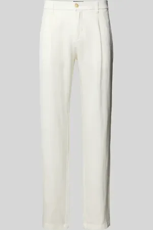 Marc O’ Polo Tapered Leinenhose mit Bundfalte Modell 