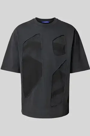 A-cold-wall* T-Shirt mit geripptem Rundhalsausschnitt in , Größe L