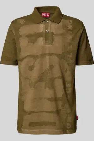 Diesel Poloshirt mit kurzer Knopfleiste in , Größe L