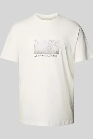 Armani Exchange T-Shirt mit Label-Print in , Größe L