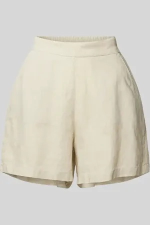 Mazine Leinenshorts in unifarbenem Design Modell 