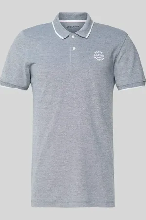 Blend Regular Fit Poloshirt mit gerippten Abschlüssen Modell 