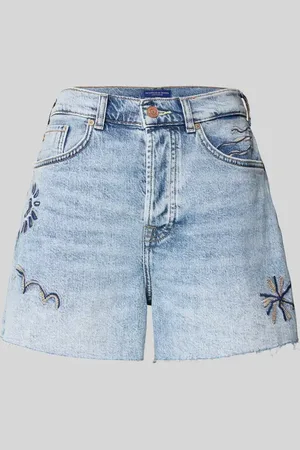Scotch&Soda Regular Fit Jeansshorts mit Motiv-Stitching in , Größe 27