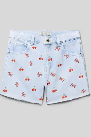 Guess Bermudas im 5-Pocket-Design mit Label-Detail in , Größe 128