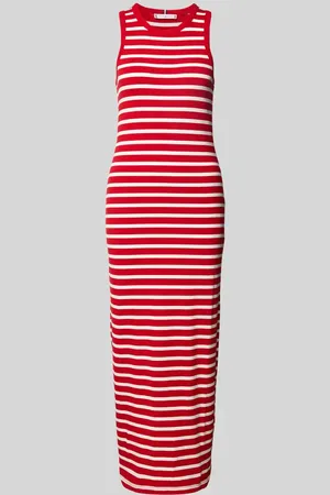 Tommy Hilfiger Slim Fit Maxikleid ohne Ärmel in , Größe L