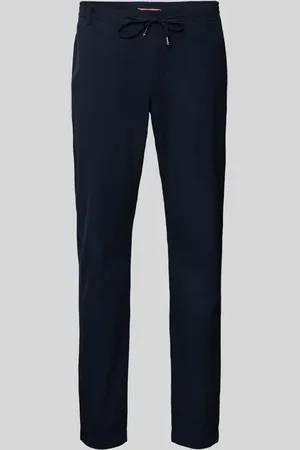 Tommy Hilfiger Relaxed Fit Stoffhose aus reiner Baumwolle Modell 