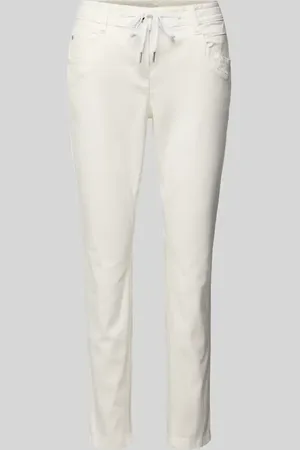 TOM TAILOR Tapered Fit Stoffhose aus Baumwoll-Mix in , Größe 34/28