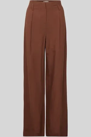 Christian Berg Wide Leg Bundfaltenhose mit Gürtelschlaufen in , Größe 42